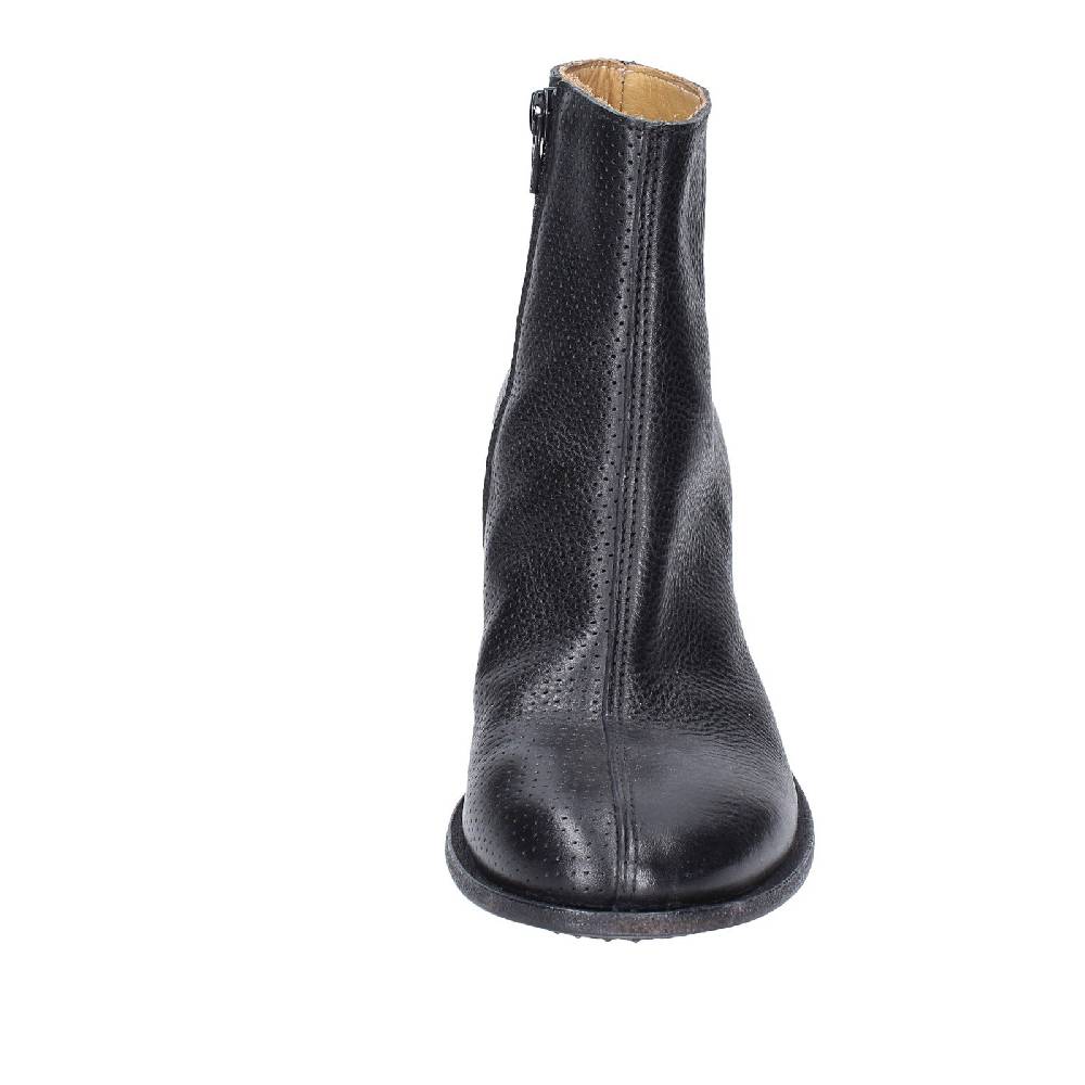 scarpe donna MOMA stivaletti nero pelle 28405C VINTAGE EX395 Economico