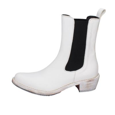 scarpe donna MOMA stivaletti bianco pelle 1CW228-CAP BD489 Saldi
