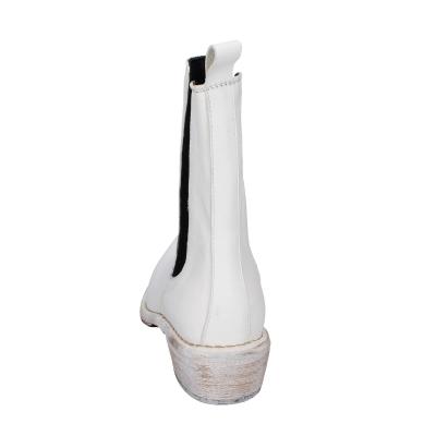 scarpe donna MOMA stivaletti bianco pelle 1CW228-CAP BD489 Saldi