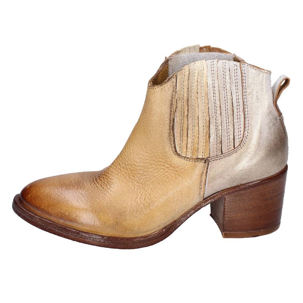 scarpe donna MOMA stivaletti marrone pelle 33403B VINTAGE EX402 Offerte