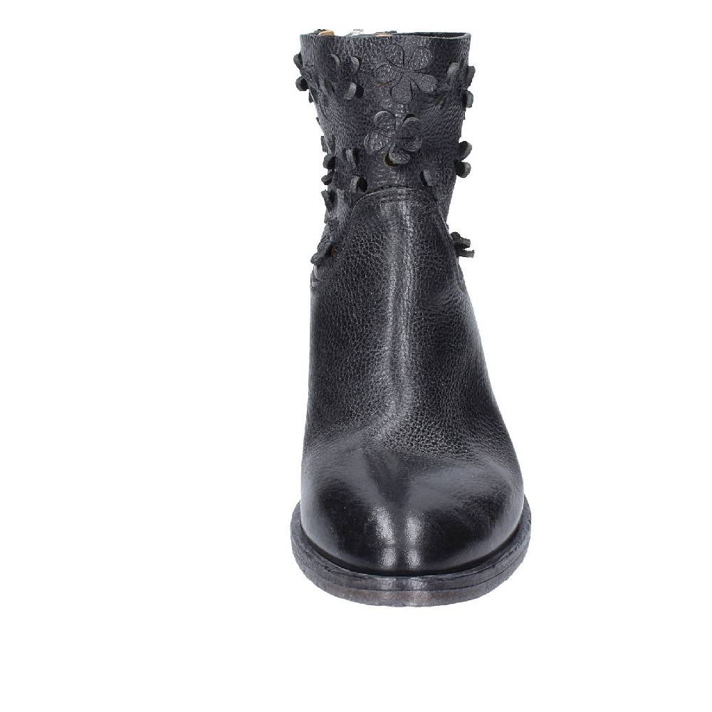 scarpe donna MOMA stivaletti nero pelle 33402C VINTAGE EX396 Vendita Economica