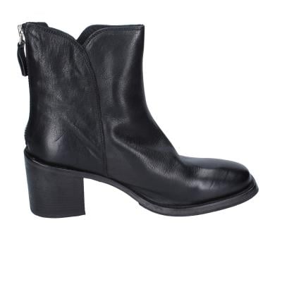 scarpe donna MOMA stivaletti nero pelle 1CW342-CU BD616 Saldi Di Fabbrica