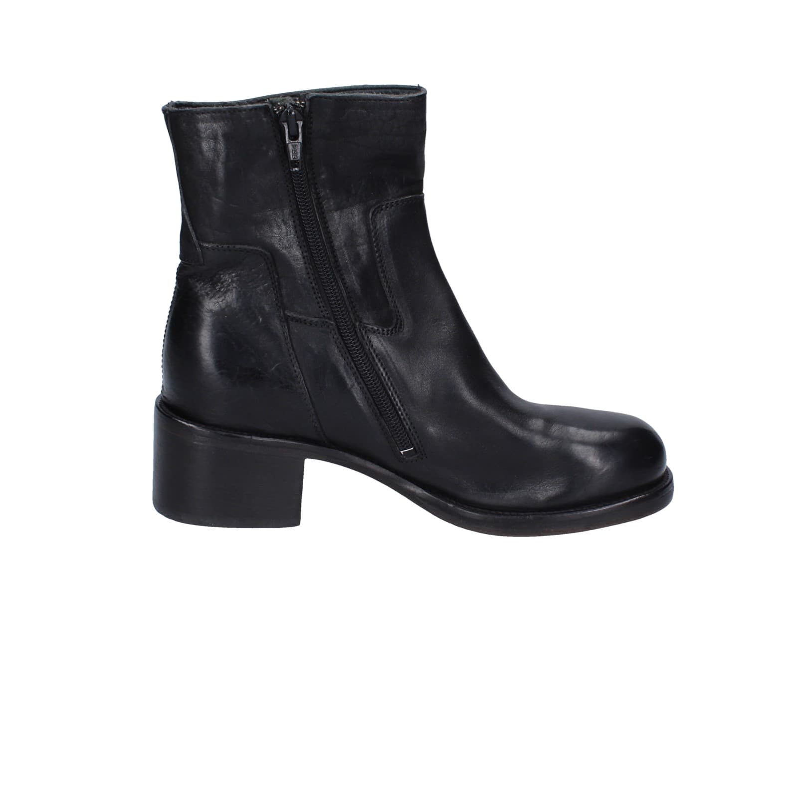 scarpe donna MOMA stivaletti nero pelle 72303C-CU EY498 I Più Venduti