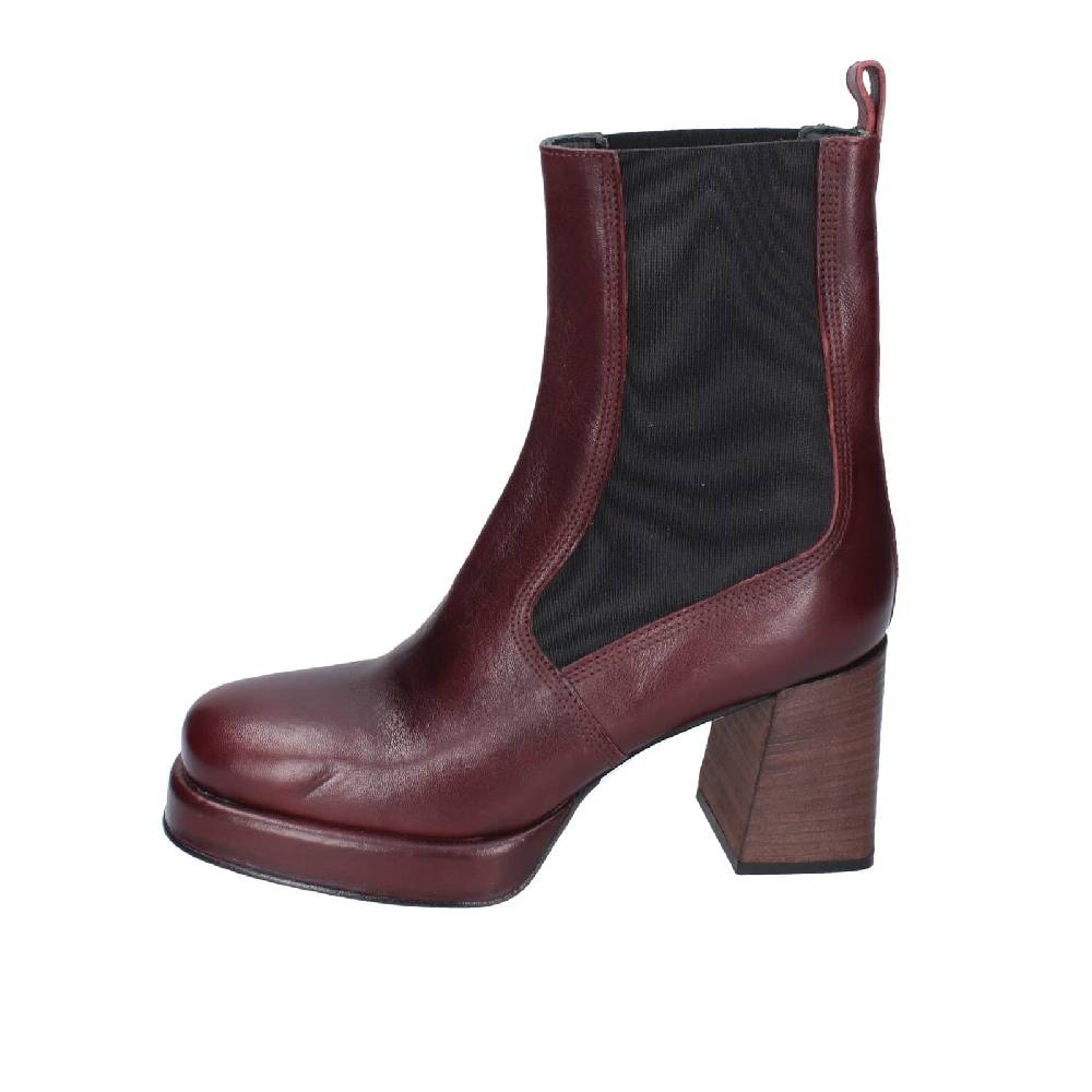 scarpe donna MOMA stivaletti bordeaux pelle 83302C EY534 Vendite Flash