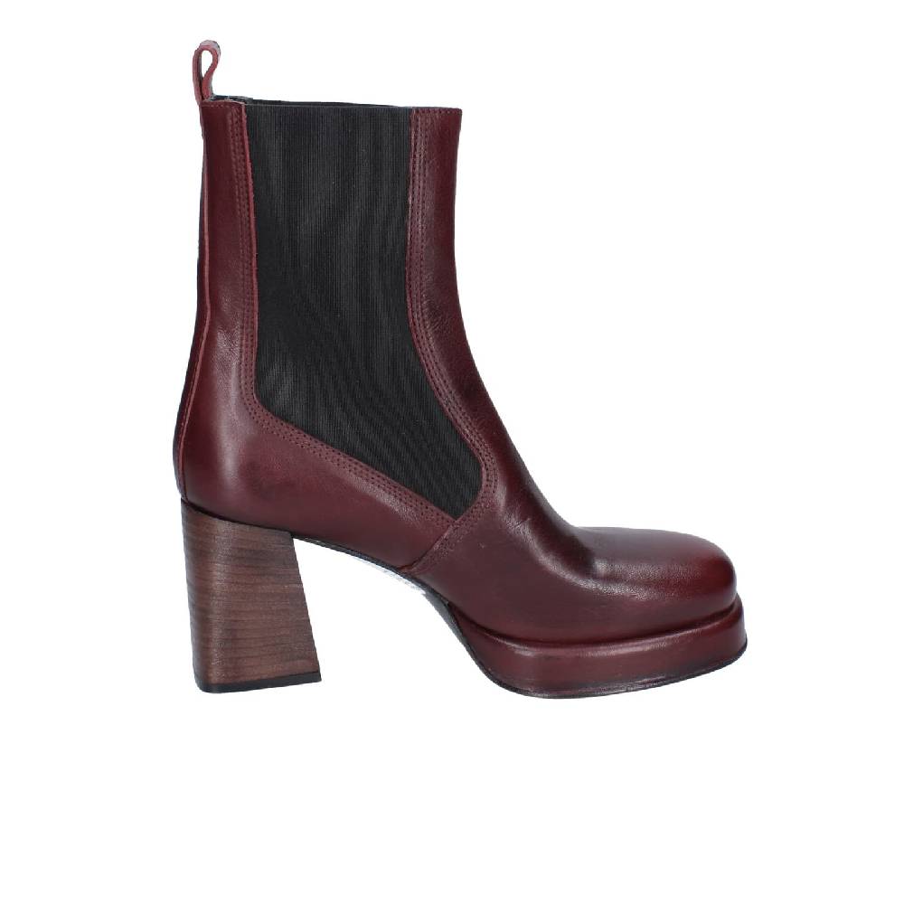 scarpe donna MOMA stivaletti bordeaux pelle 83302C EY534 Vendite Flash