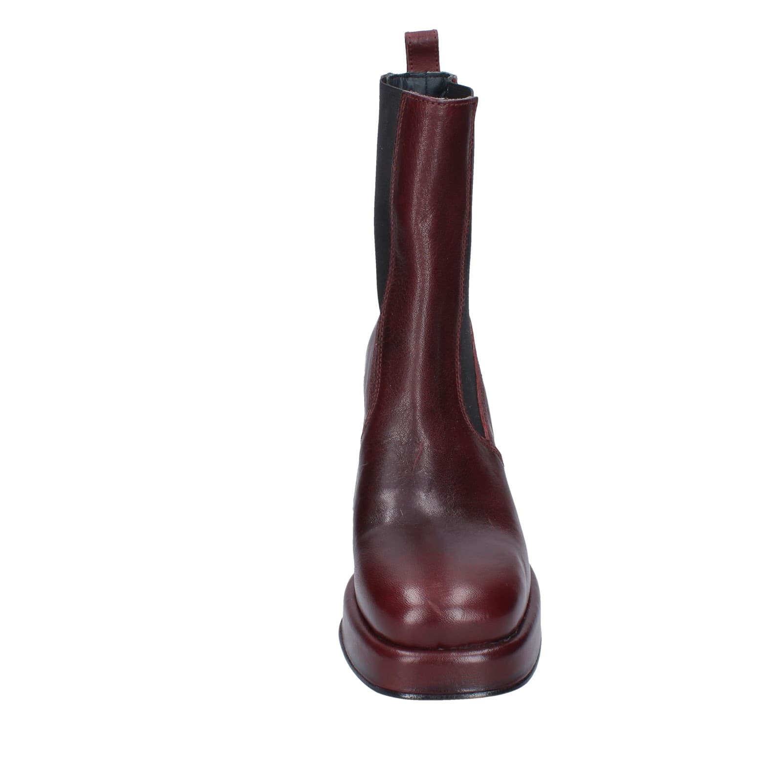 scarpe donna MOMA stivaletti bordeaux pelle 83302C EY534 Vendite Flash