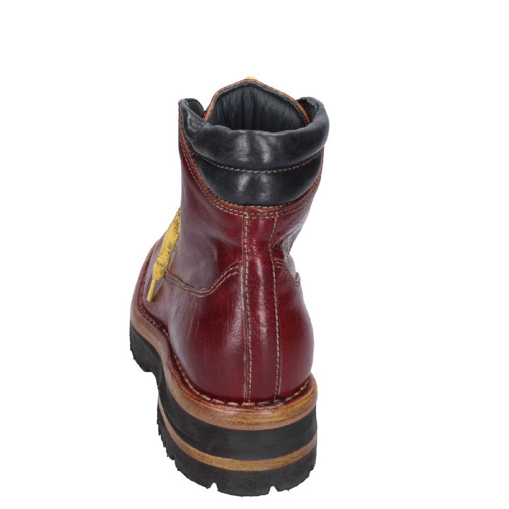 scarpe donna MOMA stivaletti bordeaux pelle 81302B EY561 In Saldo