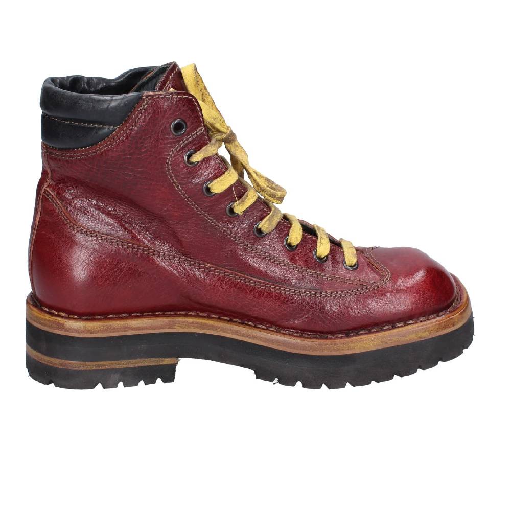 scarpe donna MOMA stivaletti bordeaux pelle 81302B EY561 In Saldo