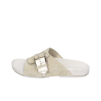 scarpe donna MOMA sandali beige camoscio pelle 1GS458-K0B BC831 2025