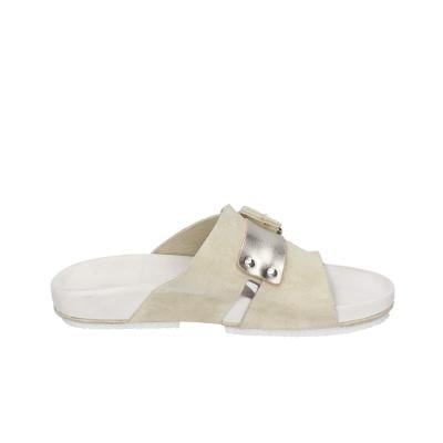 scarpe donna MOMA sandali beige camoscio pelle 1GS458-K0B BC831 2025