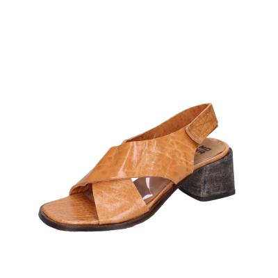 scarpe donna MOMA sandali marrone pelle 1GS462 BC803 In Linea