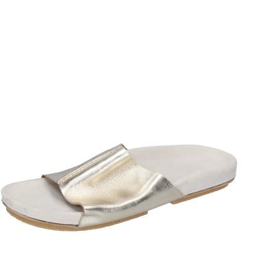 scarpe donna MOMA sandali oro pelle platino 1GS455-RA BC69 Nuovo