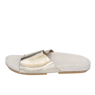 scarpe donna MOMA sandali oro pelle platino 1GS455-RA BC69 Nuovo