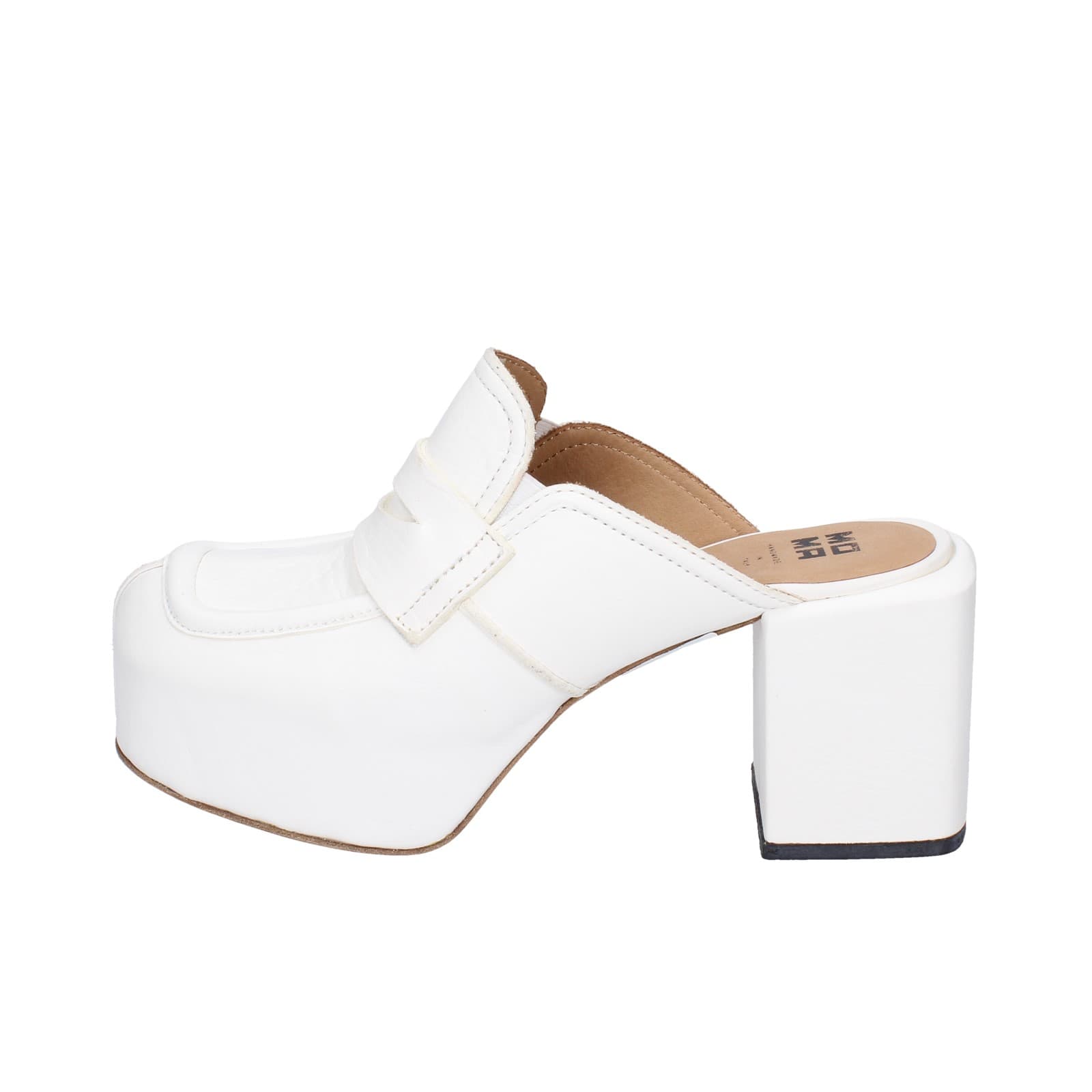 scarpe donna MOMA sandali bianco pelle 1GS448-NAC EZ893 Spedizione Gratuita