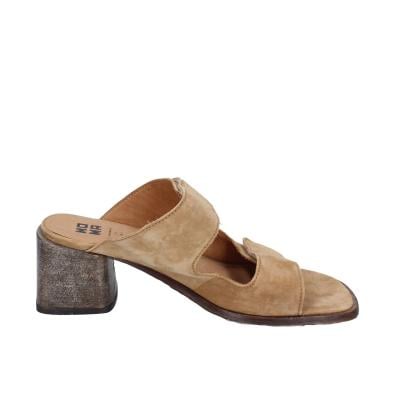 scarpe donna MOMA sandali marrone camoscio 1GS461 BC835 Pezzi Unici
