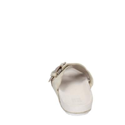 scarpe donna MOMA sandali beige pelle oro camoscio 1GS458-K0B BC770 Qualità Garantita