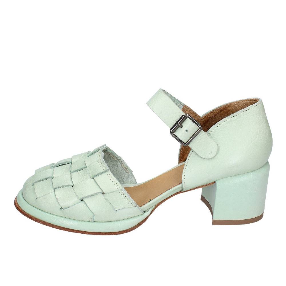 scarpe donna MOMA sandali verde pelle 44402G VINTAGE EX462 Negozi Online