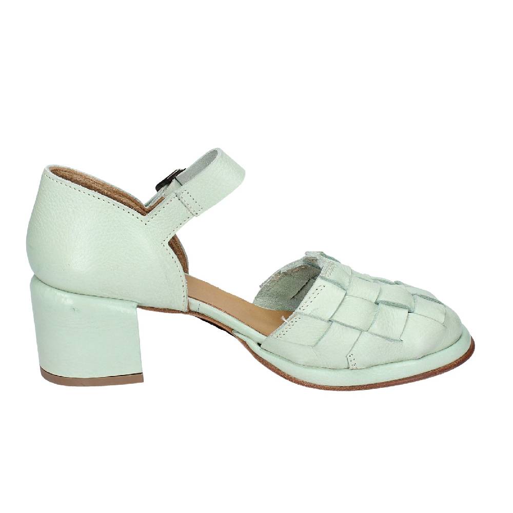 scarpe donna MOMA sandali verde pelle 44402G VINTAGE EX462 Negozi Online