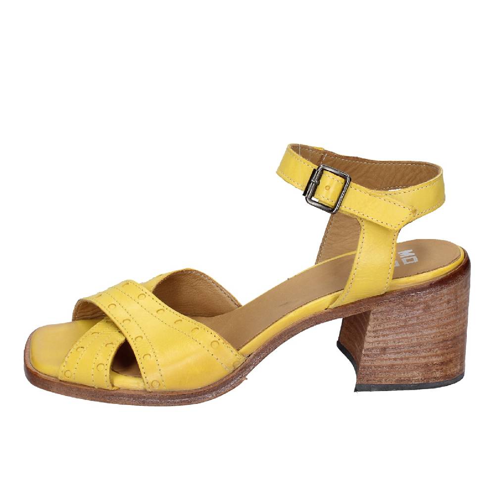 scarpe donna MOMA sandali giallo pelle 46406G VINTAGE EX407 Shopping Online