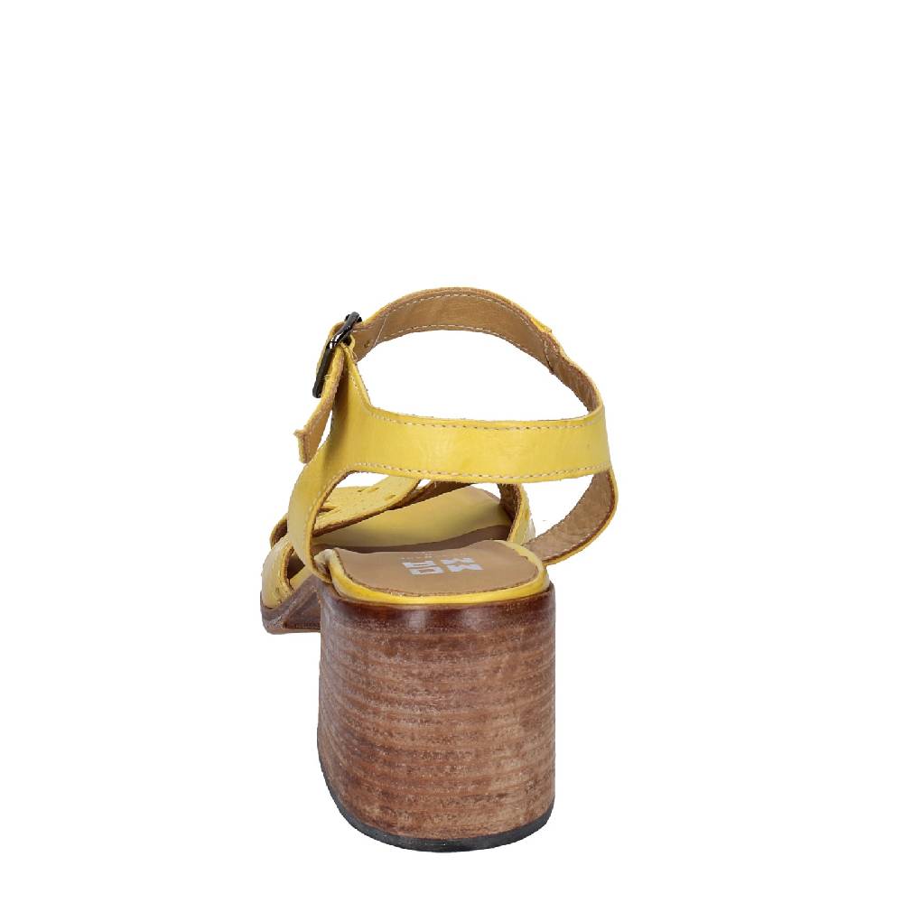 scarpe donna MOMA sandali giallo pelle 46406G VINTAGE EX407 Shopping Online
