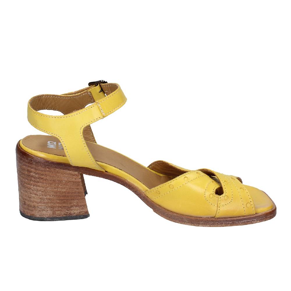 scarpe donna MOMA sandali giallo pelle 46406G VINTAGE EX407 Shopping Online