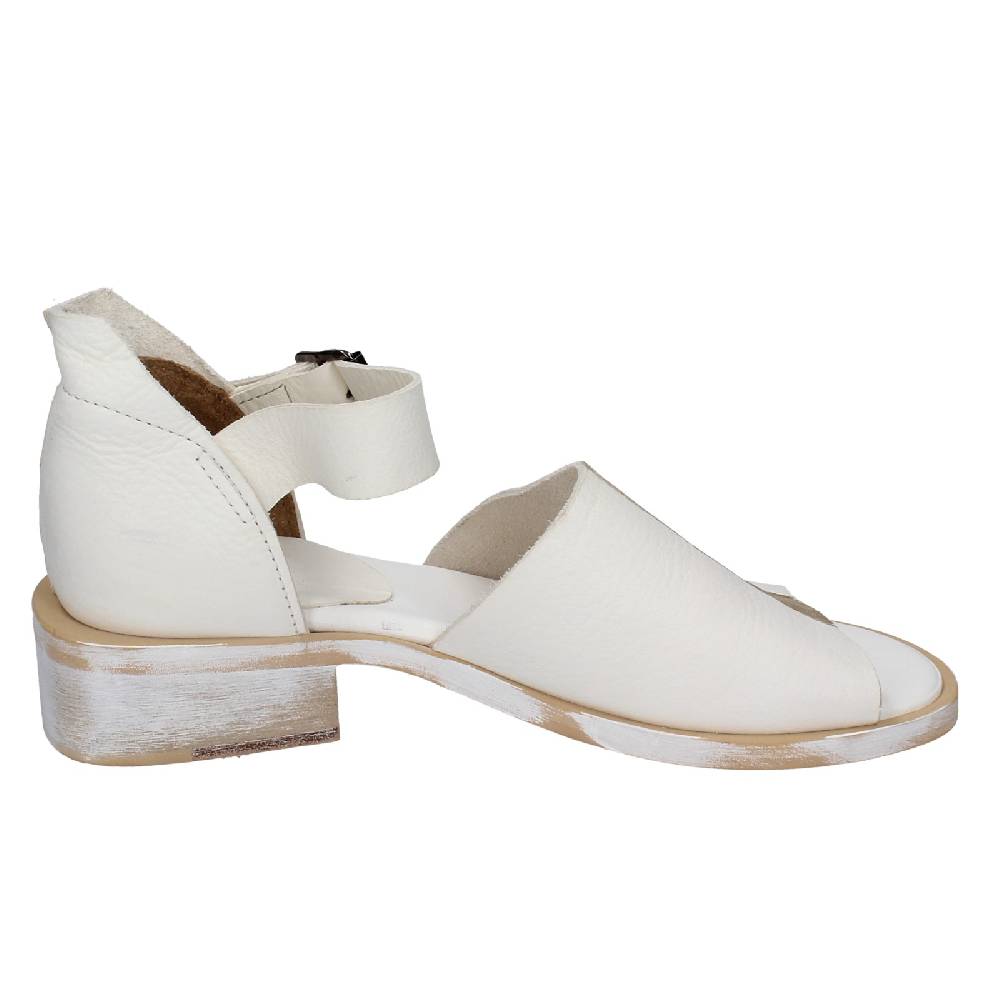 scarpe donna MOMA sandali bianco pelle oro 35403G VINTAGE EX403 Prezzo Ridotto