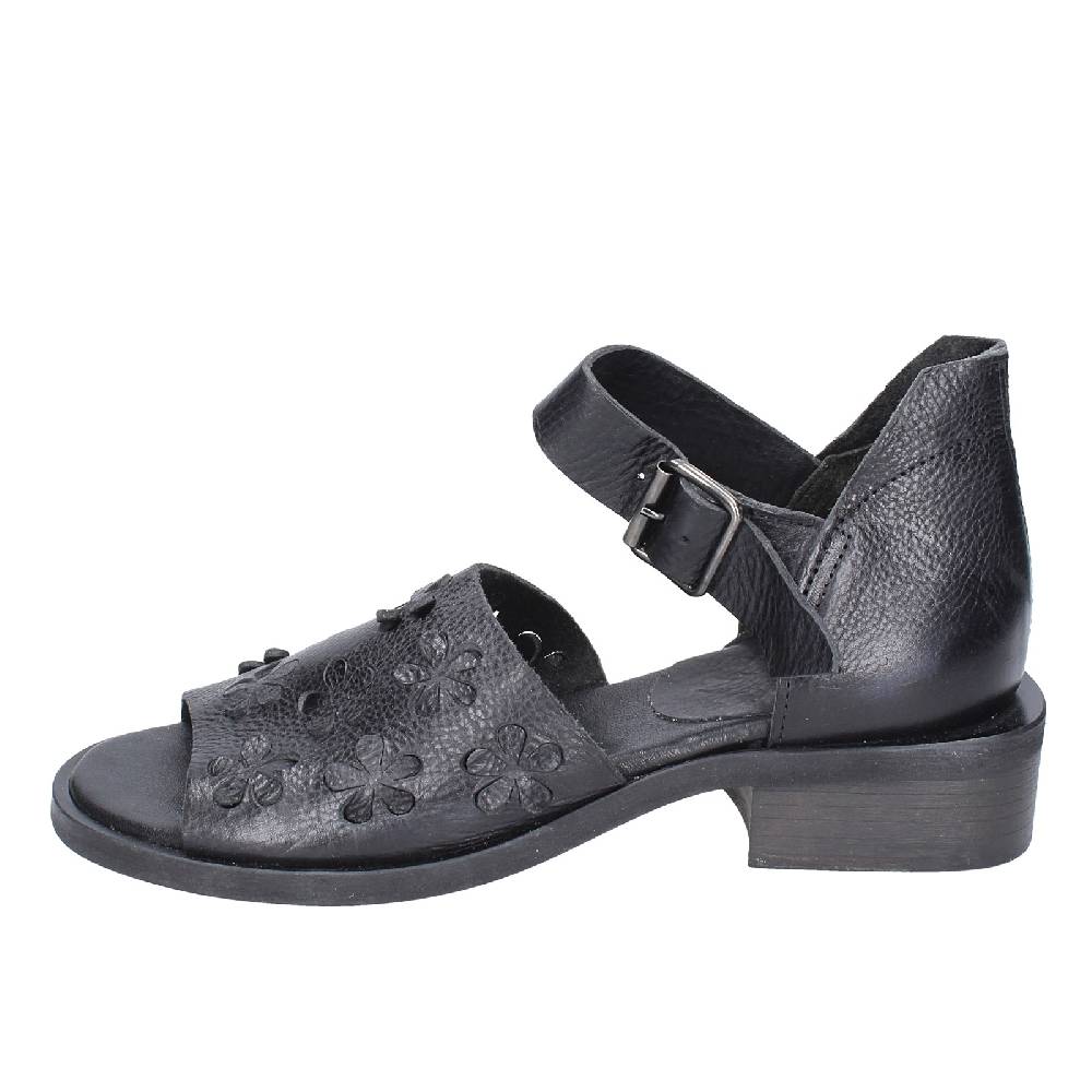 scarpe donna MOMA sandali nero pelle 35404G VINTAGE EX405 Sottocosto