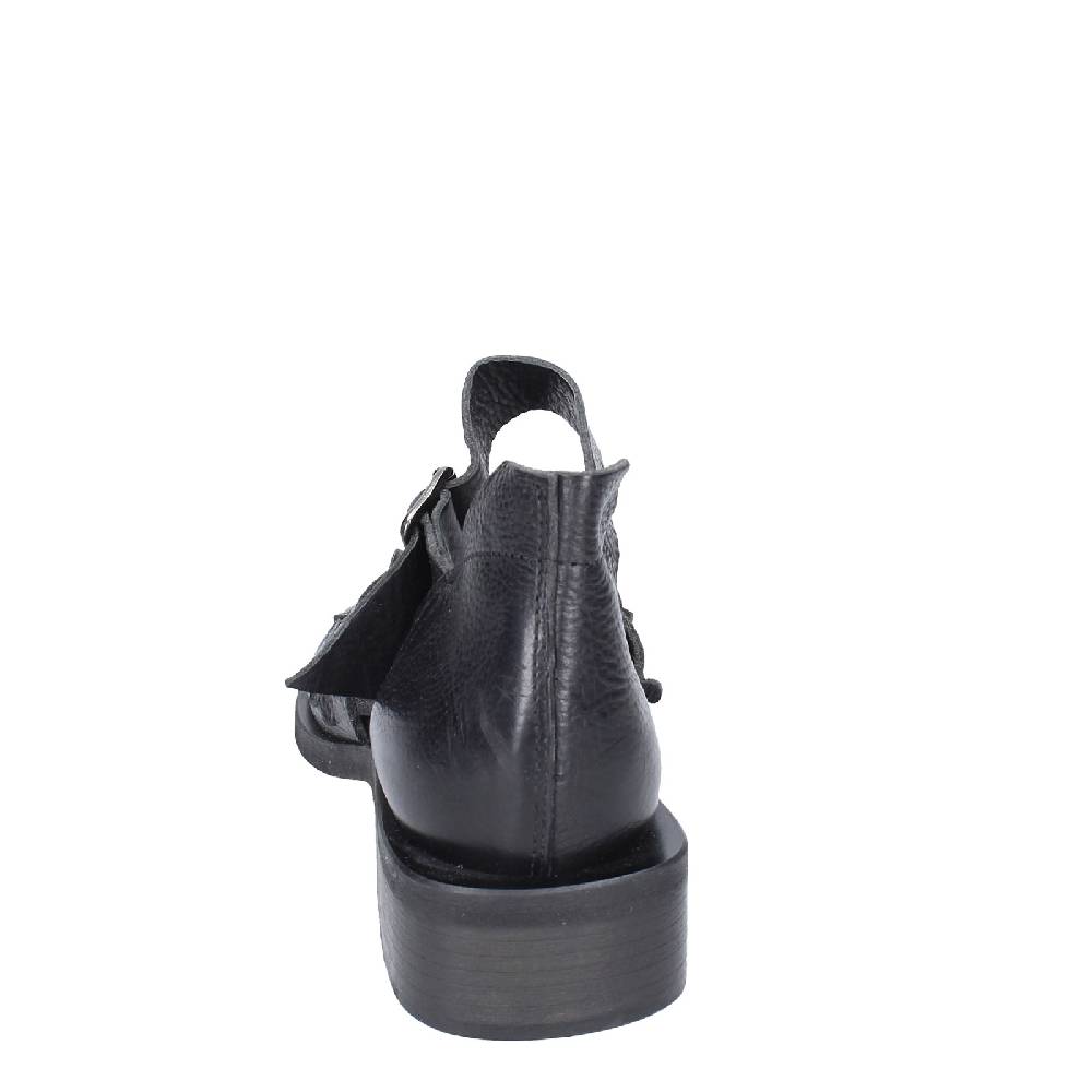 scarpe donna MOMA sandali nero pelle 35404G VINTAGE EX405 Sottocosto