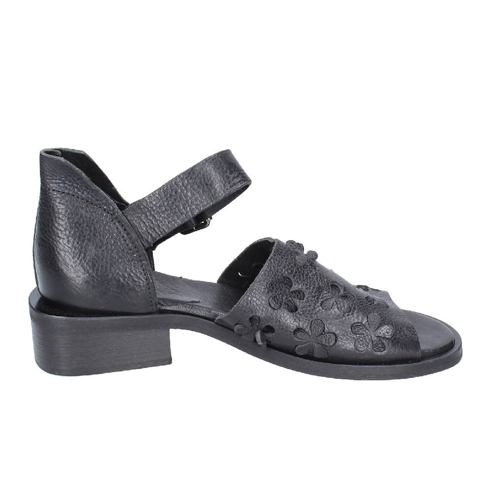 scarpe donna MOMA sandali nero pelle 35404G VINTAGE EX405 Sottocosto