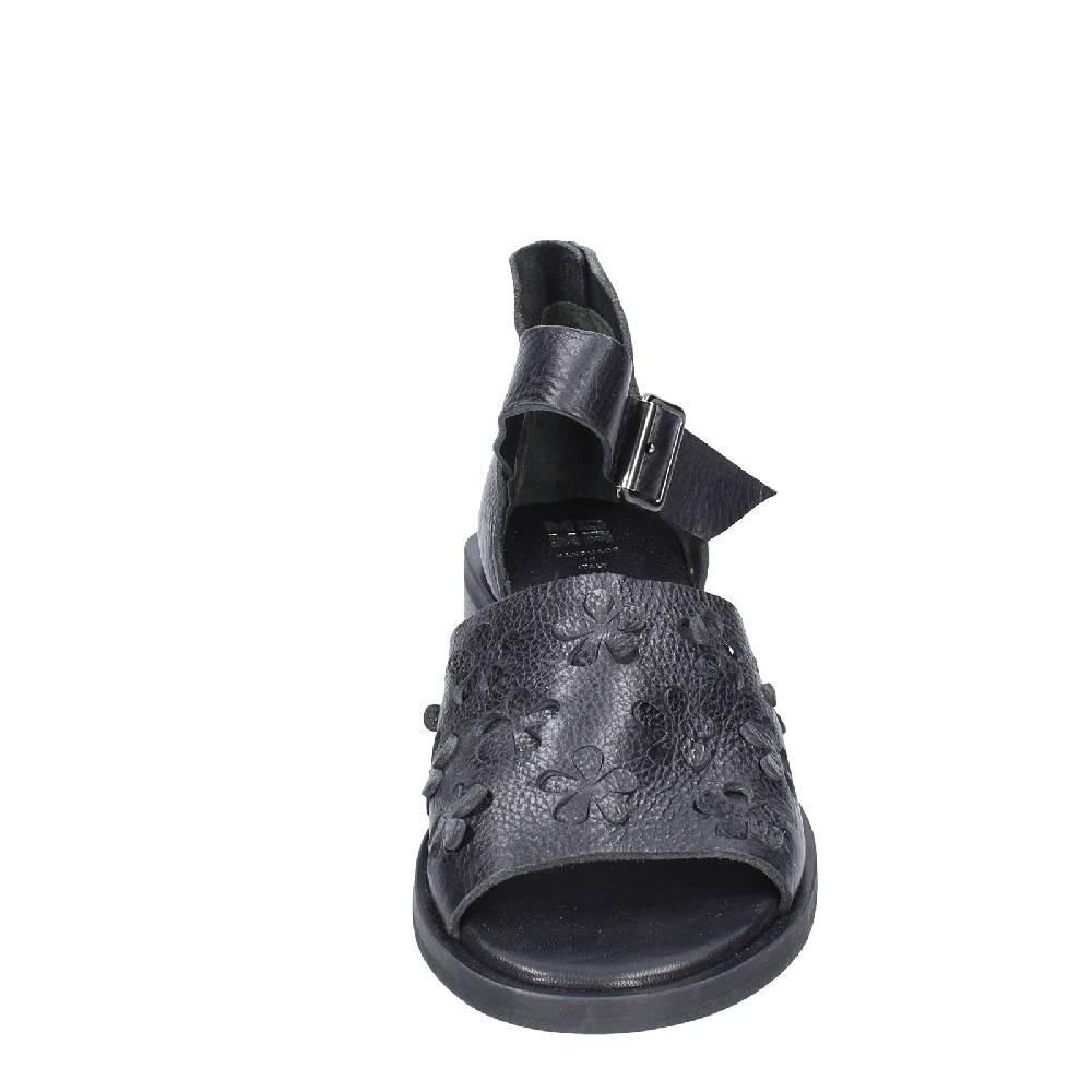 scarpe donna MOMA sandali nero pelle 35404G VINTAGE EX405 Sottocosto