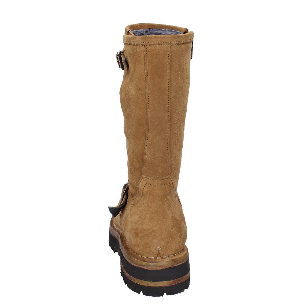 scarpe donna MOMA stivali marrone camoscio 81303C VINTAGE EX518 Offerta