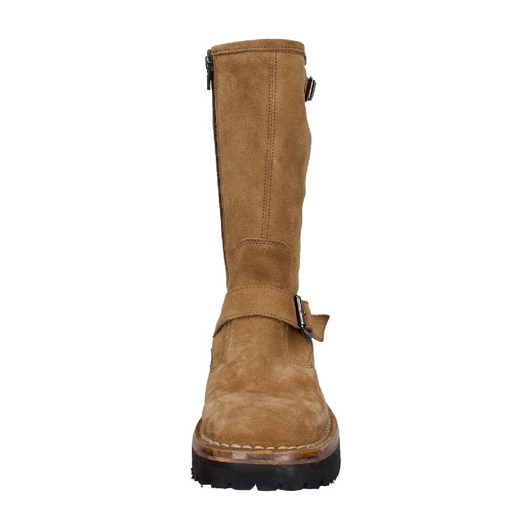 scarpe donna MOMA stivali marrone camoscio 81303C VINTAGE EX518 Offerta