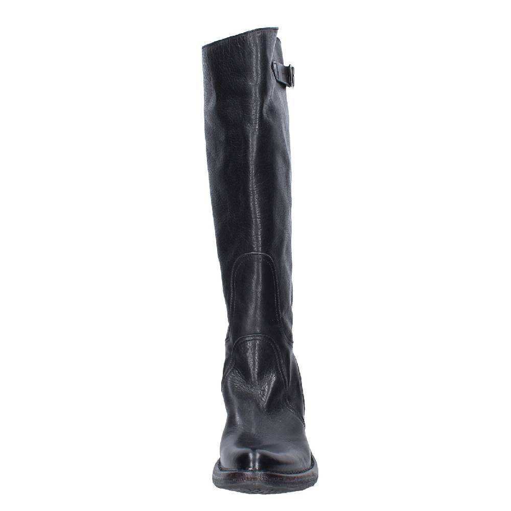 scarpe donna MOMA stivali nero pelle 77303D VINTAGE EX521 Outlet