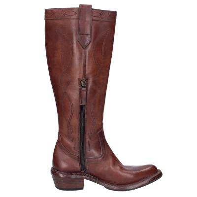 scarpe donna MOMA stivali marrone pelle 1DW308 VINTAGE BD929 Offerte