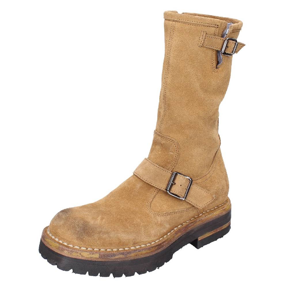 scarpe donna MOMA stivali marrone camoscio VINTAGE EX516 I Più Venduti