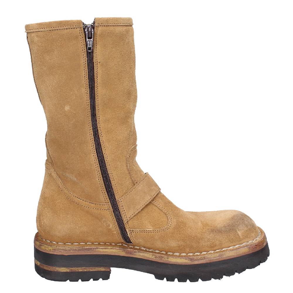 scarpe donna MOMA stivali marrone camoscio VINTAGE EX516 I Più Venduti