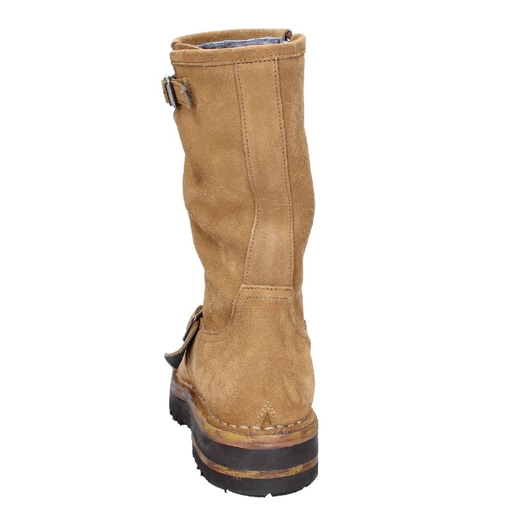 scarpe donna MOMA stivali marrone camoscio VINTAGE EX516 I Più Venduti
