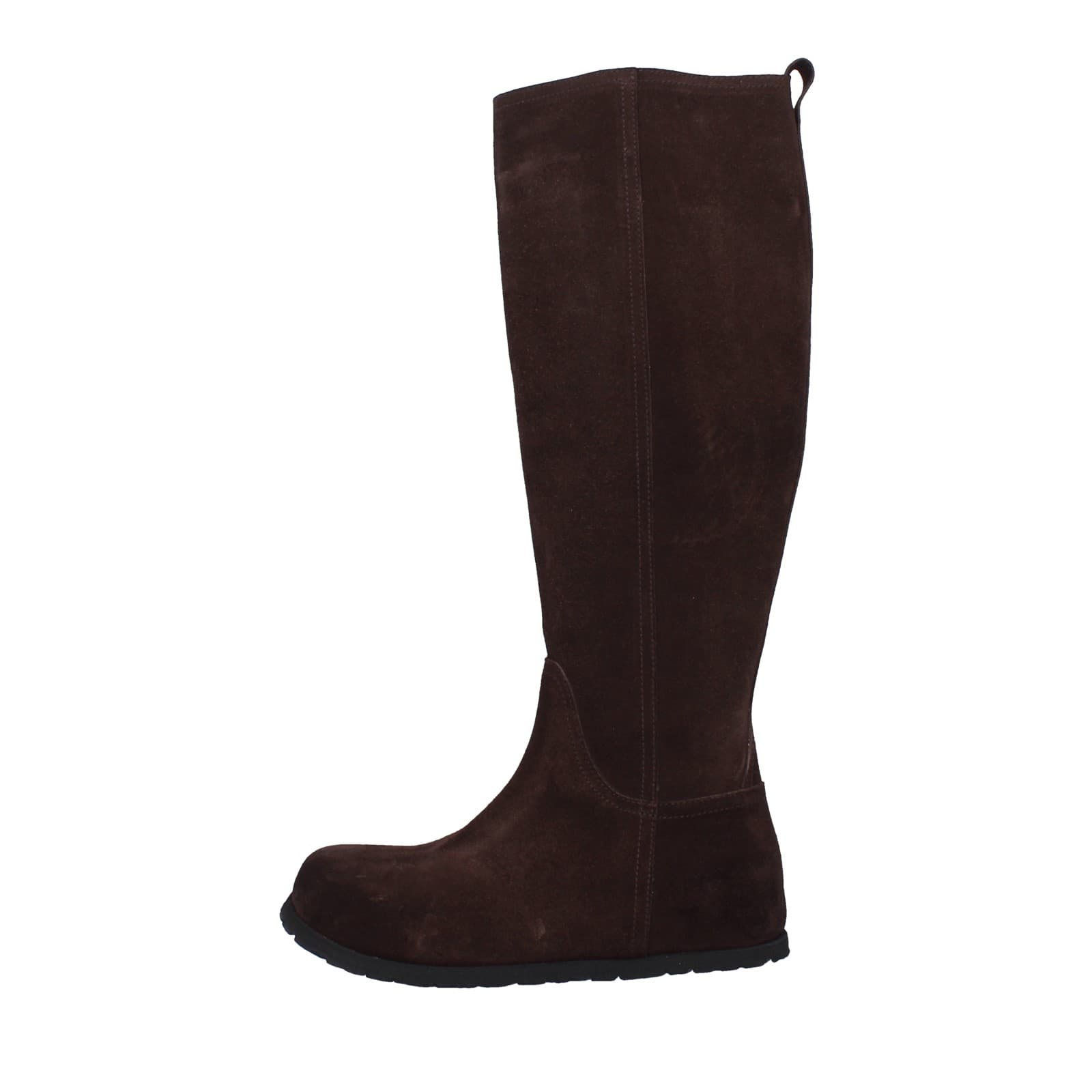 scarpe donna MOMA stivali marrone camoscio 78303D-DAI EY484 Italy