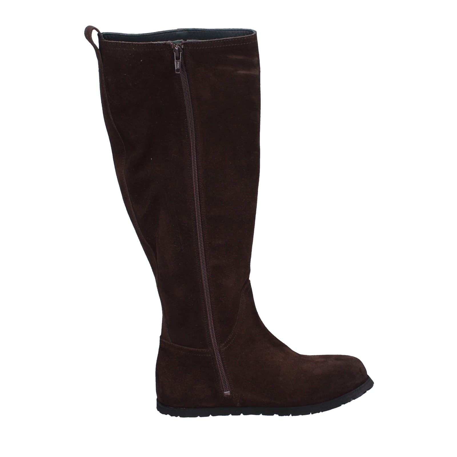 scarpe donna MOMA stivali marrone camoscio 78303D-DAI EY484 Italy