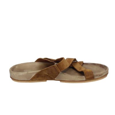 scarpe uomo MOMA sandali marrone camoscio 2GS458-K0B BC112 Italia