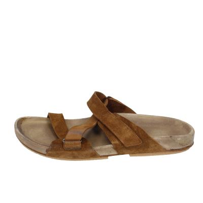 scarpe uomo MOMA sandali marrone camoscio 2GS458-K0B BC112 Italia