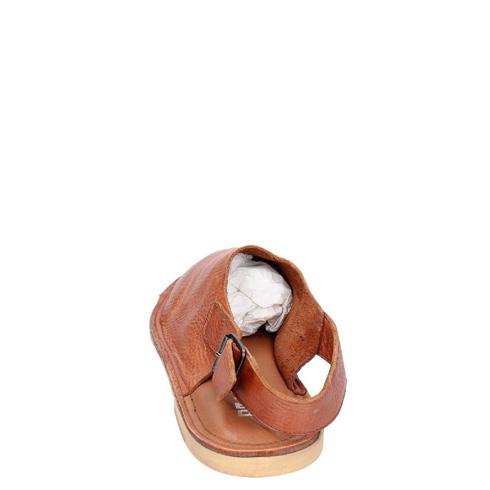 scarpe uomo MOMA sandali marrone pelle 20401G VINTAGE EX389 2025