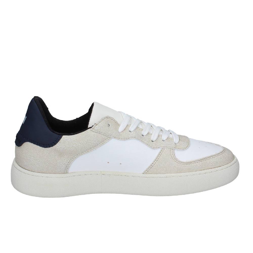 scarpe uomo NIRA RUBENS sandali bianco pelle beige camoscio EX195 Nuovo