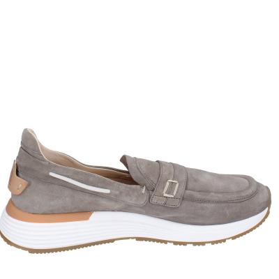 scarpe uomo MOMA mocassini grigio camoscio 4FS413-CRPI BC99 Qualità Garantita
