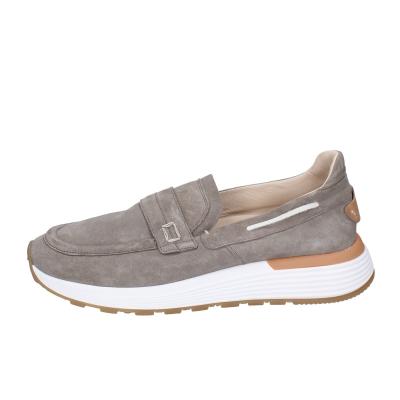 scarpe uomo MOMA mocassini grigio camoscio 4FS413-CRPI BC99 Qualità Garantita