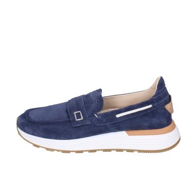 scarpe uomo MOMA mocassini blu camoscio 4FS413-CRPG BC818 Acquista Ora