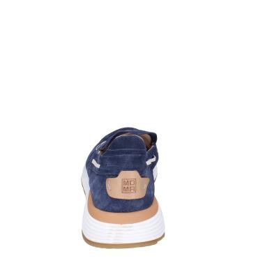 scarpe uomo MOMA mocassini blu camoscio 4FS413-CRPG BC818 Acquista Ora
