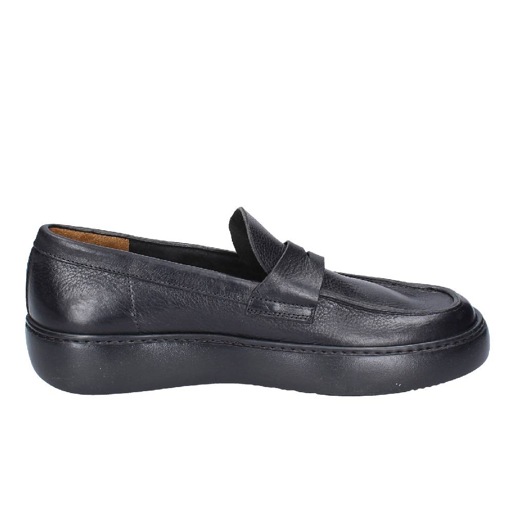 scarpe uomo MOMA mocassini nero pelle 11402E VINTAGE EX385 Promozione Limitata