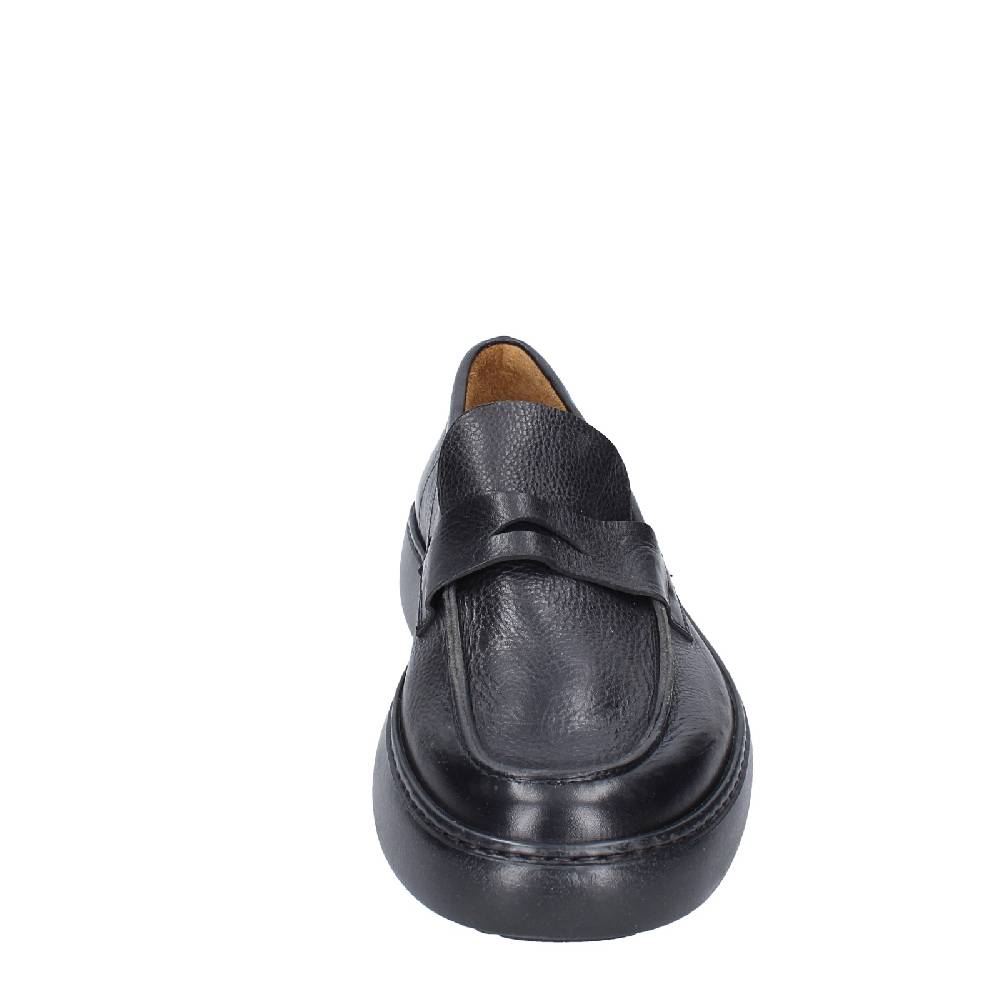 scarpe uomo MOMA mocassini nero pelle 11402E VINTAGE EX385 Promozione Limitata