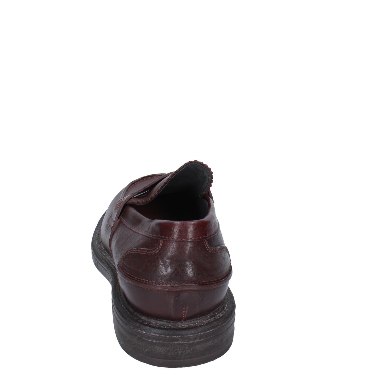scarpe uomo MOMA mocassini marrone pelle 65305E EY516 Fino Al -60%